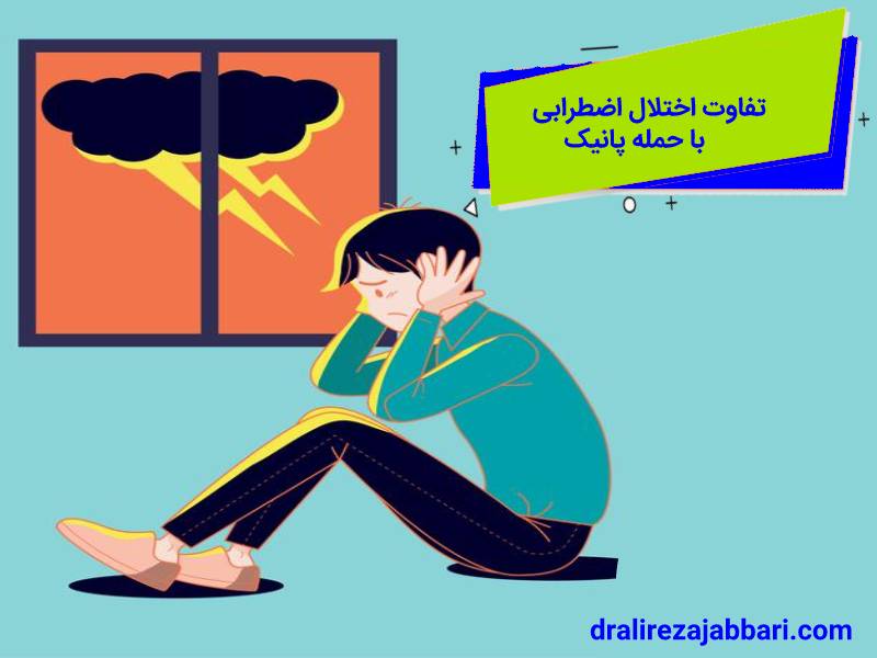 اضطراب در مقابل حمله پانیک